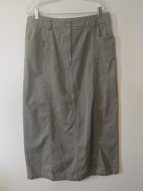 Eddie Bauer Olive Green Skirt